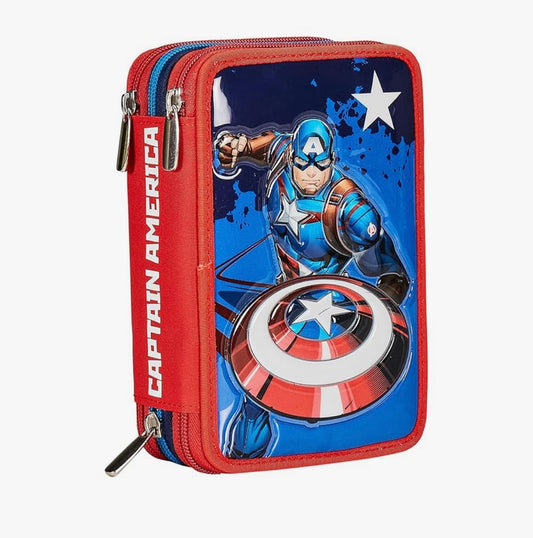 Astuccio 3 cerniere Capitan America