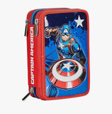 Astuccio 3 cerniere Capitan America