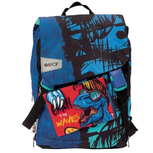 Giochi Preziosi GoPop Zaino Estensibile T.Rex Scuola Bambini CT Creative