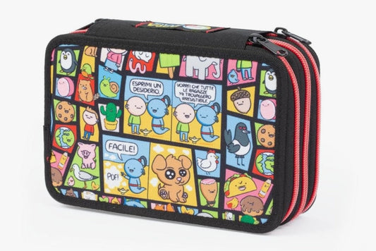 Astuccio 3 cerniere Pera Toons CT Creative