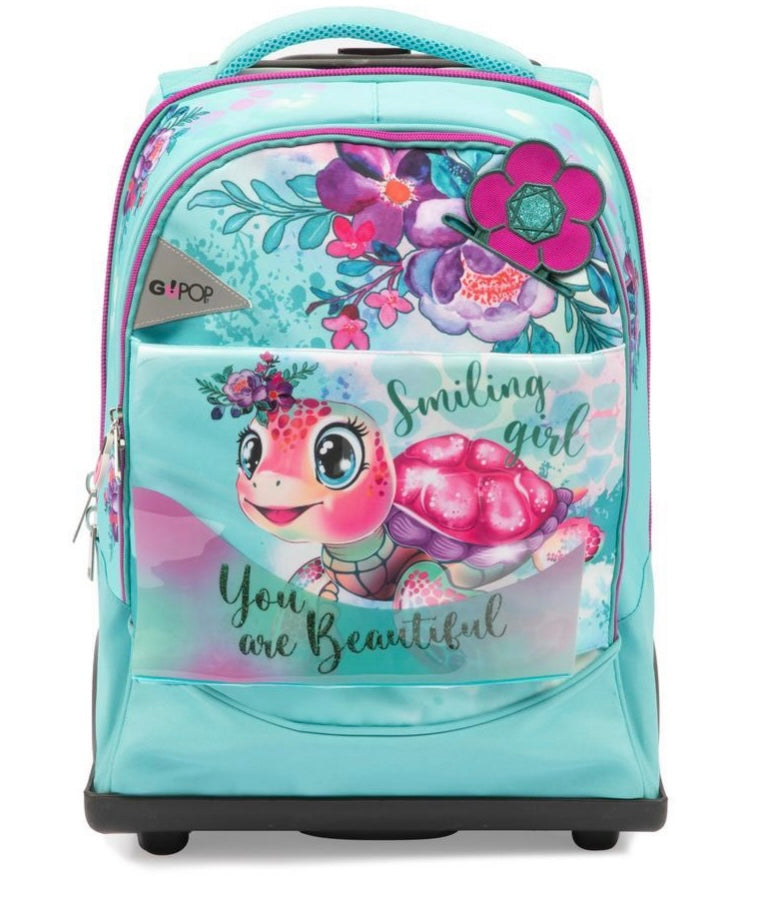 Zaino Trolley GoPop Turtle Bloom CT Creative