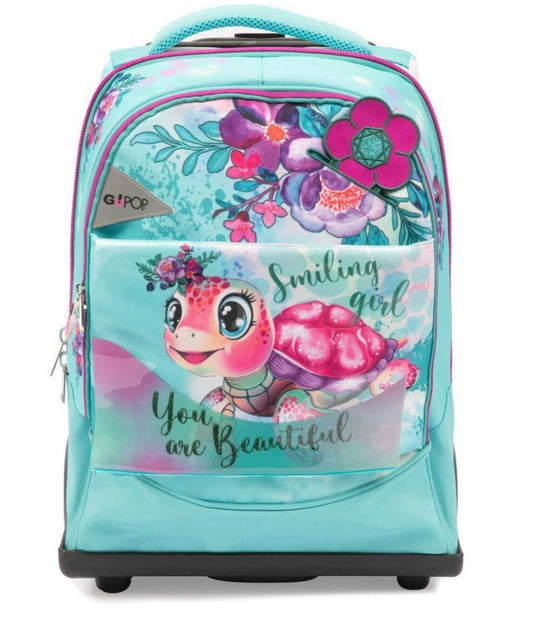 Zaino Trolley GoPop Turtle Bloom CT Creative