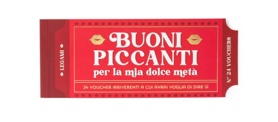 Blocchetto da 24 Voucher - Italiano - Gift Vouchers