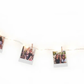 Filo di luci decorative con clip portafoto