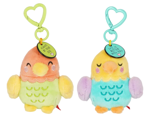 2 Portachiavi con Peluche - Super Soft! - Tiny