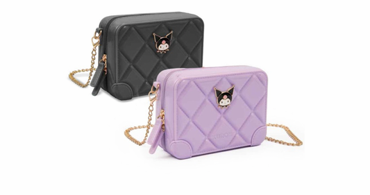 Borsetta rettangolare trapuntata Kuromi