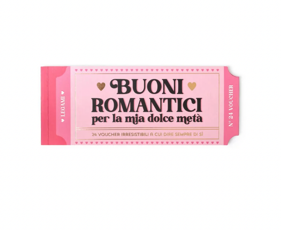 Blocchetto da 24 Voucher - Italiano - Gift Vouchers