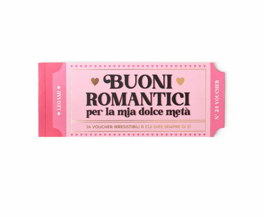 Blocchetto da 24 Voucher - Italiano - Gift Vouchers