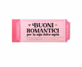 Blocchetto da 24 Voucher - Italiano - Gift Vouchers