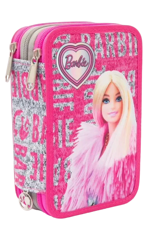 Astuccio tre cerniere Barbie